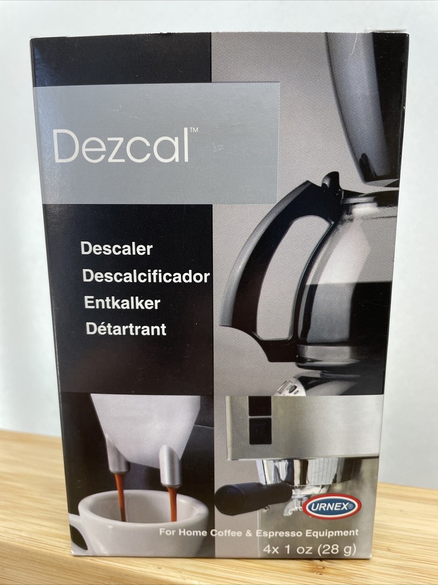 4pk Urnex Dezcal Coffee Espresso Descaler Cleaner Uses