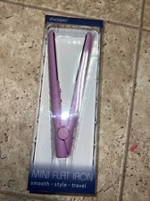 New-Vivaspa Purple Smooth Style Travel Mini Flat iron Hair Straightener