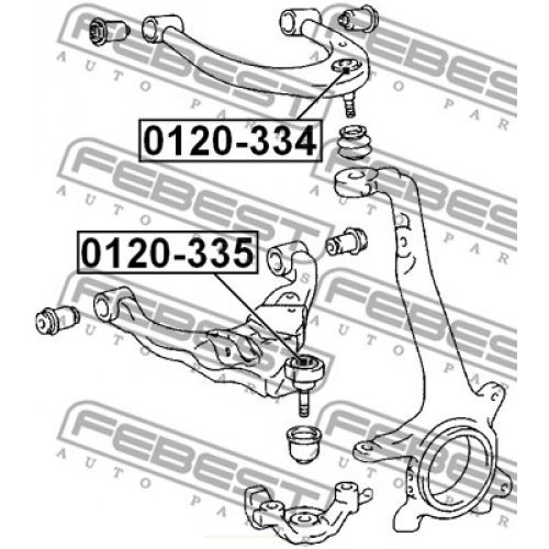 FEBEST Ball Joint 0120-335 - Bild 2 von 2