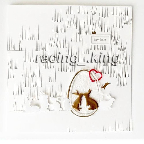 Metal Cutting Die A Row of Rabbits Scrapbooking Album DIY Card Craft Decoration - Picture 2 of 7