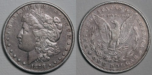 Dólar de plata Morgan 1878 7TF rev de 78 $1 - Imagen 2 de 13