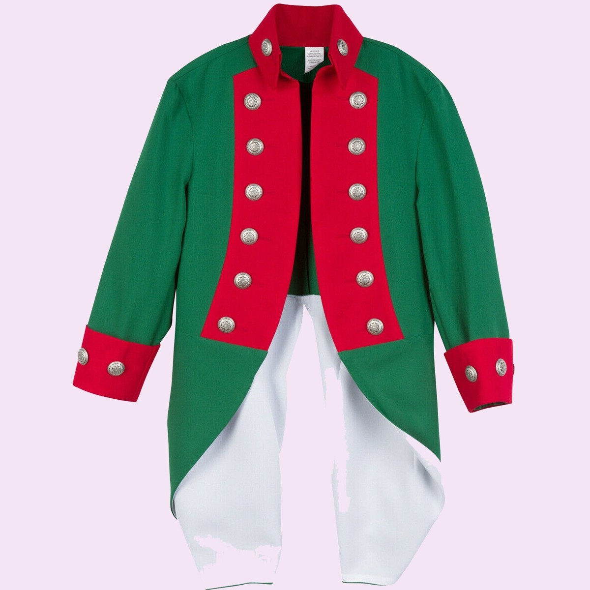 New Green Revolutionary War Marine Corps Frock Coat