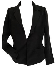 Love Label Black Blazer Open Jacket Size 6