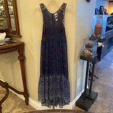 FREE PEOPLE Urban Outfitters Floral High-Low Maxi Dress Size 2
