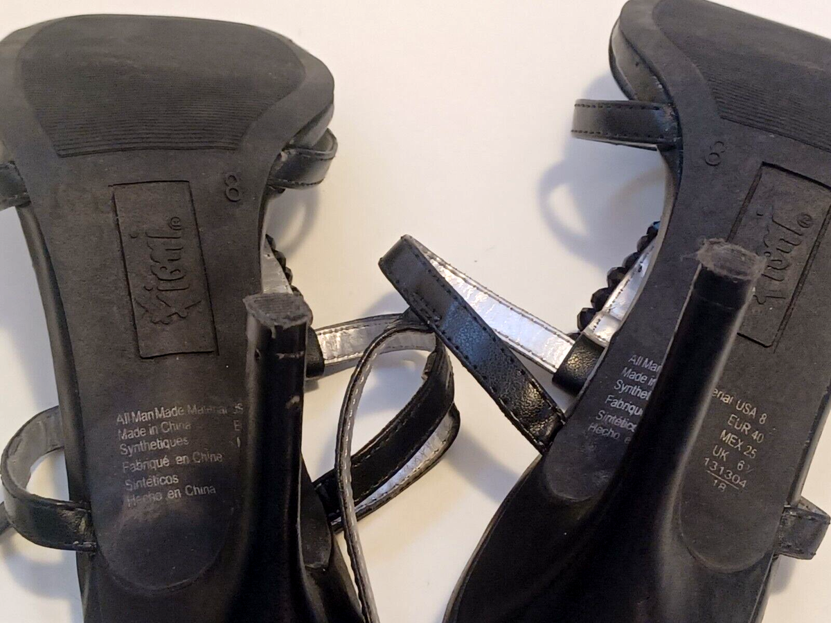 専用ページ❷ Womens Shoes Fioni Strappy Sandal Dressy Black Beaded 3.25