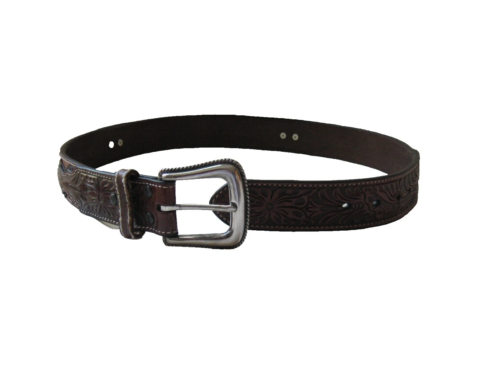 Cinturones marrones de cuero Ariat para hombre