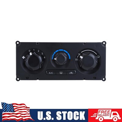 Black Control Assy Air Conditioner Switch For Nissan Frontier Navara D40 2007-12