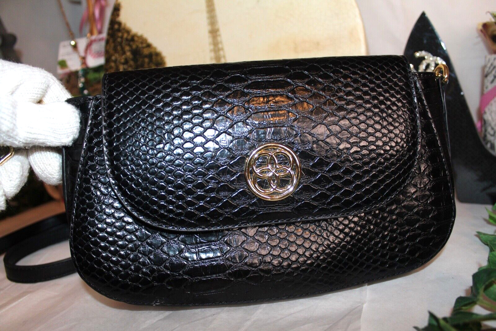 ECLECTIC KATE LANDRY  BLACK PYTHON  SNAKE LIKE CR… - image 6