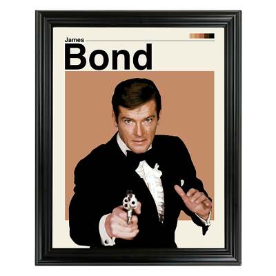 James Bond - Richard Moore Framed Sports Art Photo by Thomas Maxwell