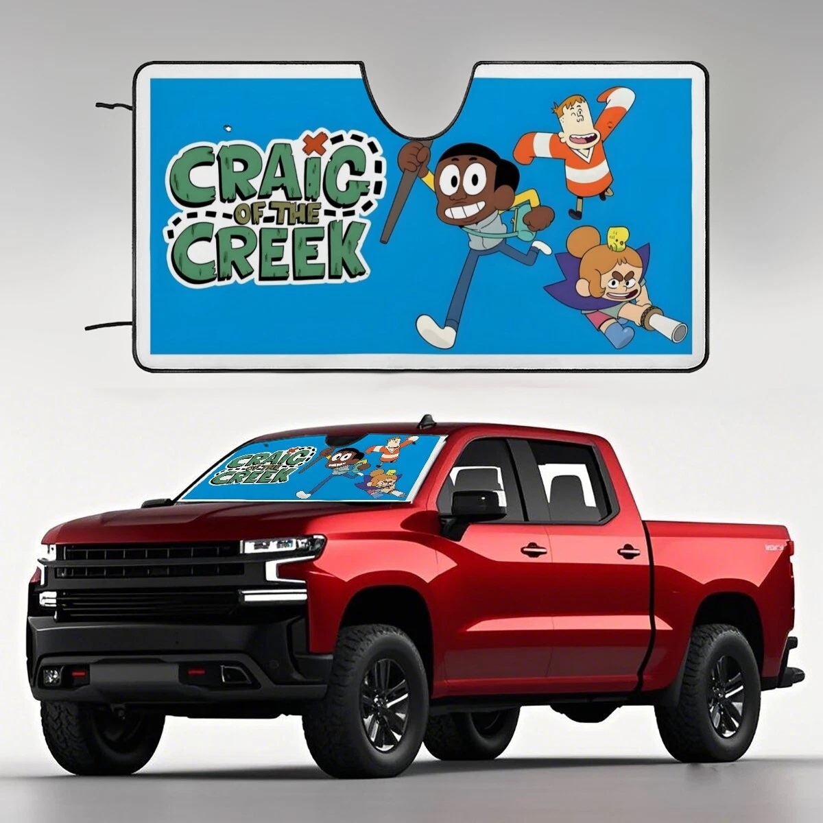 Craig Car Sun Shade for Truck, Car, SUV Front Windshield