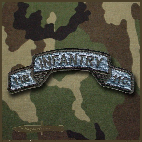 US Army Infantry Tab 11B And 11C Ft Benning US Army Ranger 