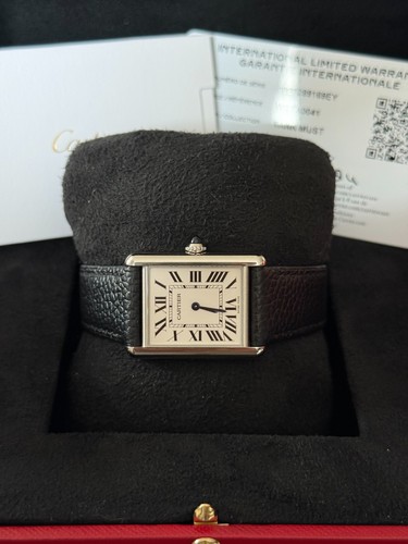 Cartier Tank Must WSTA0041 2024 Mint Condition Box and Papers Full Warranty - Picture 4 of 7