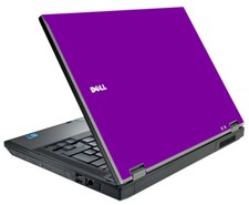 PURPLE Vinyl Lid Skin Cover Decal fits Dell Latitude E5410 Laptop