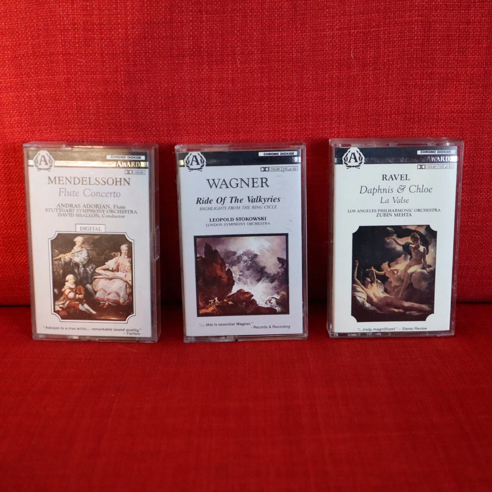 Classical Cassette Tapes x7 Beethoven Ravel Wagner Mendelssohn Lloyd Webber - image 2 of 4