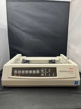 Okidata Microline 320 Turbo GE7000A 9-Pin Mono Dot Matrix Printer - Powers On