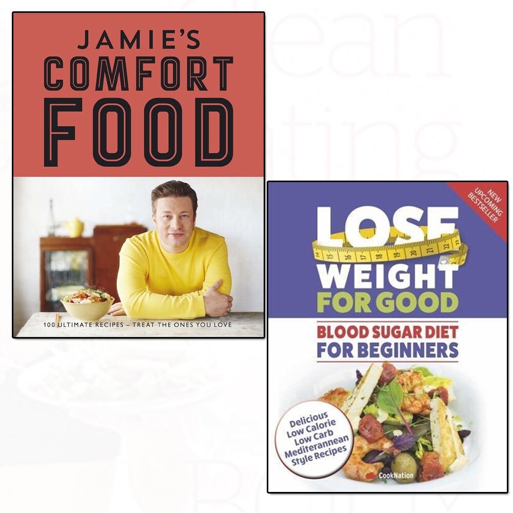 jamie's comfort food [HB], lose weight for good blood sugar diet 2 Books Set