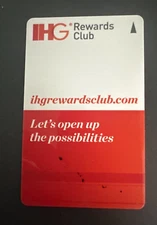 IHG Rewards Club Hotels & Resorts  Hotel Room Key Card