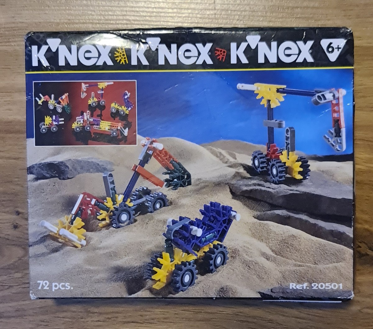 Vintage 1995 KNEX 20501 72 pieces digger builder truck toy | eBay