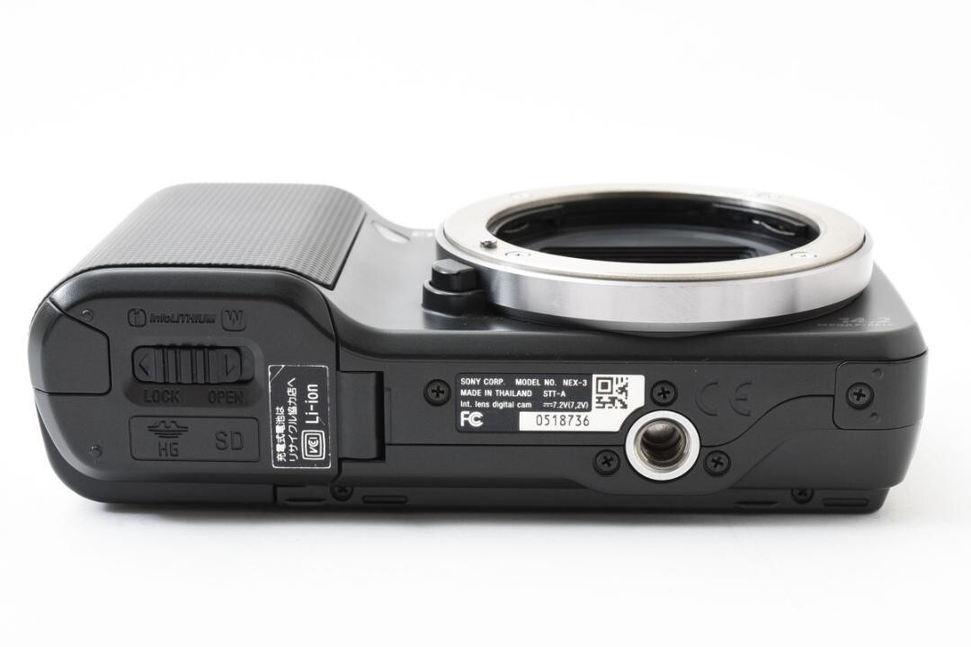Sony Nex-3D Digital Camera Double Lens Kit Black No Box Japan