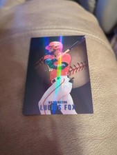 2022 Panini Capstone Baseball Lucius Fox Blue Foil Base Rookie Card 12 Nationals