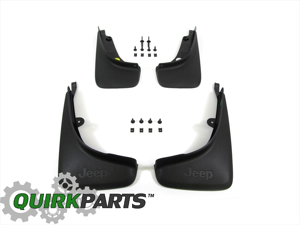 Juego de guardafangos negros delanteros y traseros para Jeep Cherokee 2014-2018 (N/P no disponible)