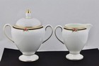 WEDGWOOD FINE BONE CHINA CLIO GLOBE SHAPE CREAMER & SUGAR BOWL WITH LID - MINT