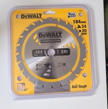 Dewalt Saw Blade – DT1951 MITRE CIRCULAR CHOP SAW 184mm x24x 20mm BORE THIN KERF
