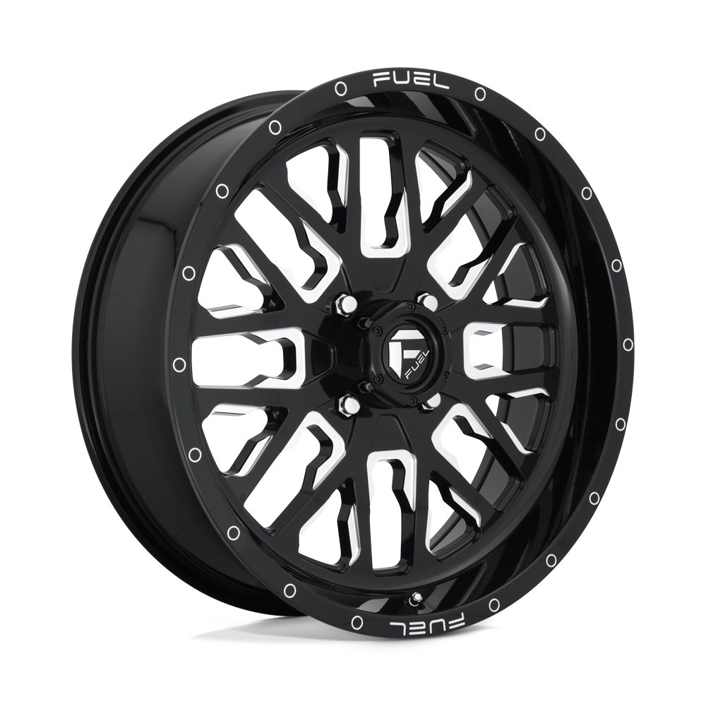 Fuel UTV D611 Stroke 20x7 4x156 13mm Gloss Black Milled Wheel | eBay