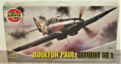Airfix  #A01031 Boulton Paul Defiant NF.1 Model Kit 1:72 Scale  - NIB NOS