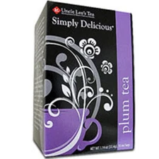 Simply Delicious Plum Tea  18 Bags By Uncle Lees Teas