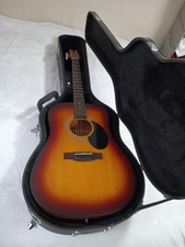 Jasmine S35-sb-u Dreadnought Acoustic Guitar - Matte Sunburst W/ Gear-lux Case