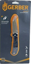 2 Gerber Airlift Clip Folding Knife 31-003316 BN/S