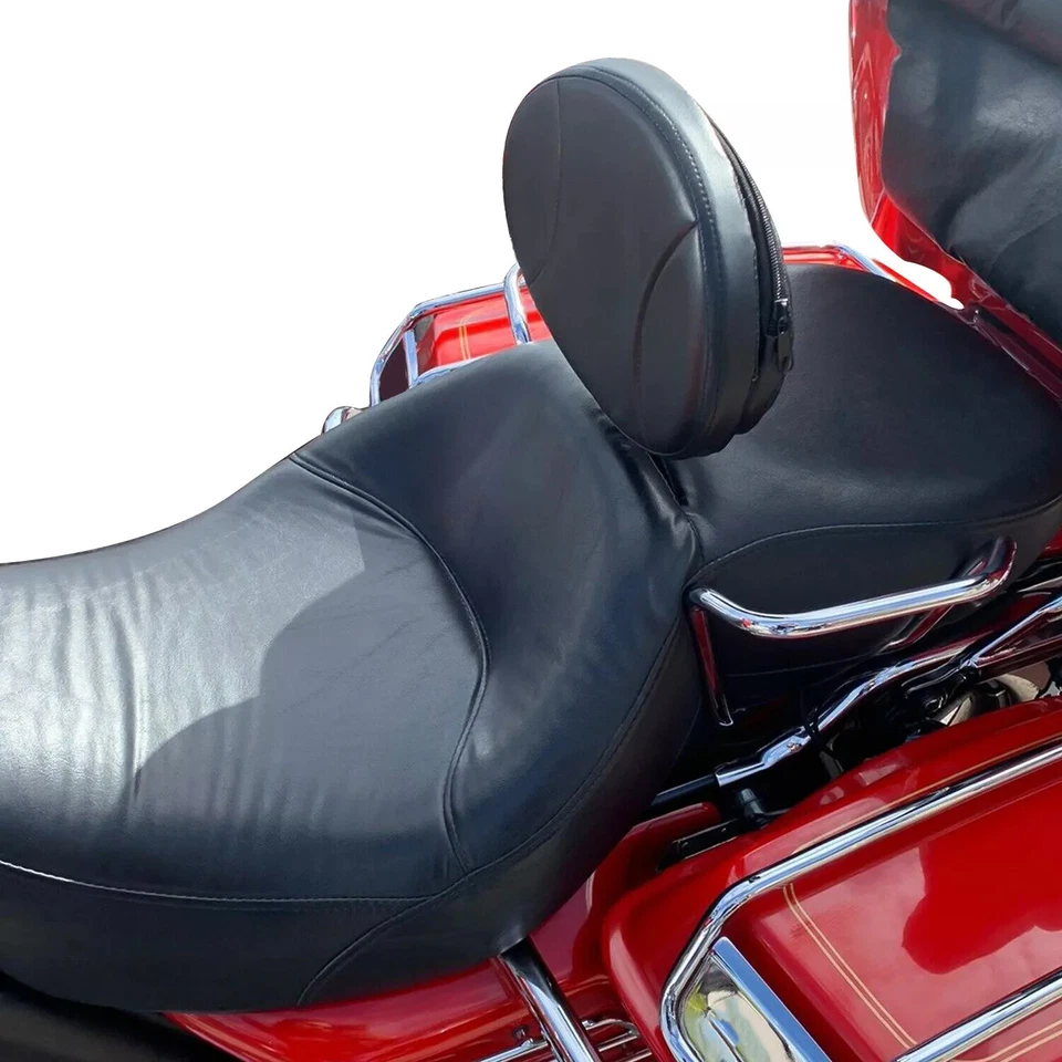 Encosto de motorista para Harley-Davidson Touring 97-24 assentos com fenda de uma peça - Imagem 4 de 4