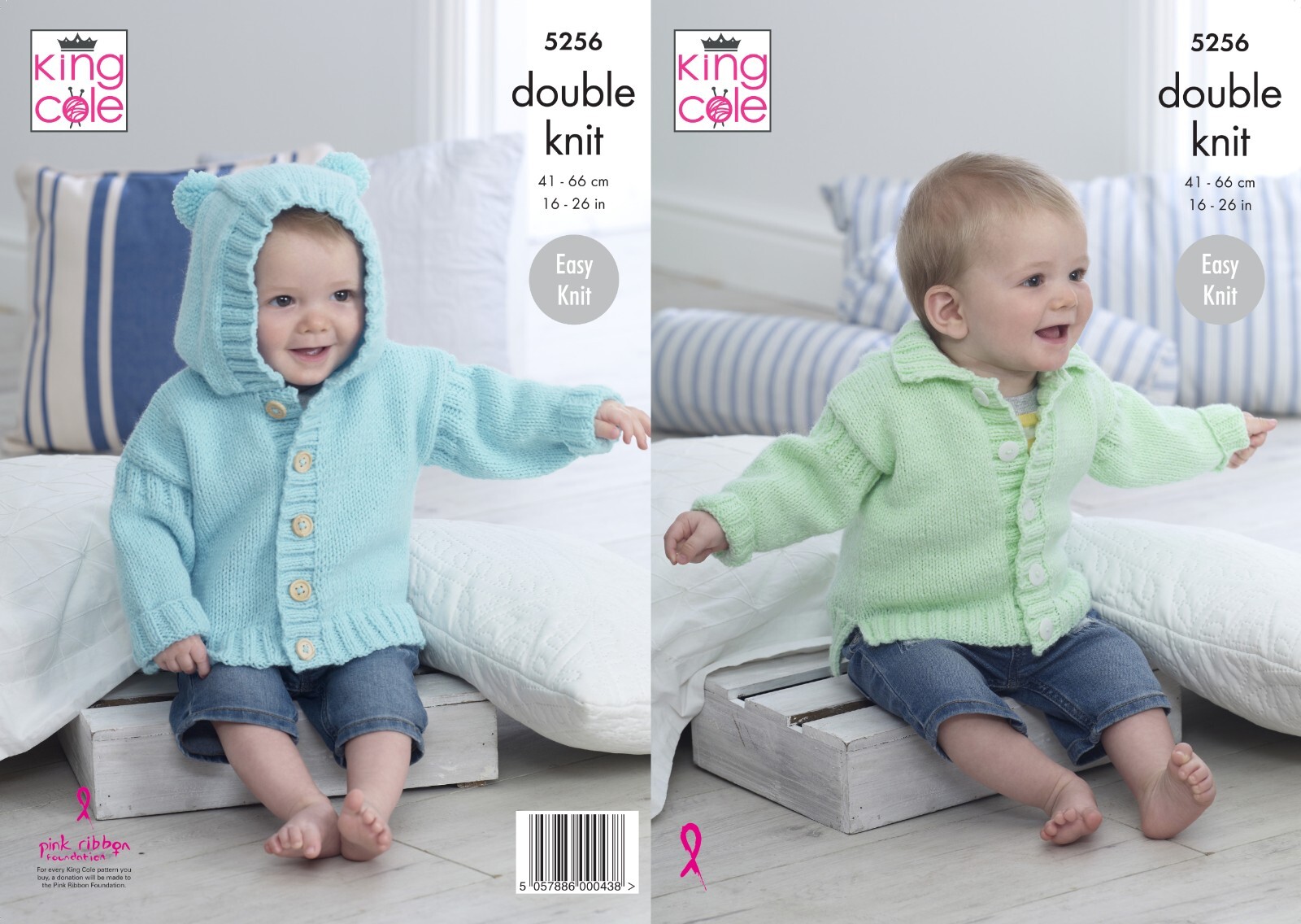 King Cole Baby DK Knitting Pattern - 5256 Jackets