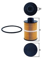 Mahle Original KX208D Kraftstofffilter FüR Fiat Peugeot Opel CitroËN Saab Suzuki