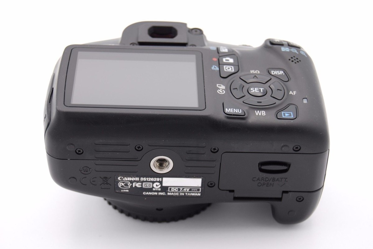 Canon EOS 1100D (Rebel T3) - Appareil Photo Reflex Numérique 12,2 MP - Noir - Occasion