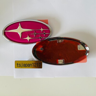 Subaru WRX STI Custom Pink Front and Rear Ornament Set VAB / VAG