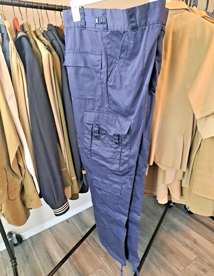 Rothco Navy Blue EMT BDU Uniform Pants Trousers Security Multi-Pocket 9841 - Image 3 of 4