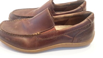 Born Hand Crafted Mens Size 10M Brown Leather Loafers  display picture 2
