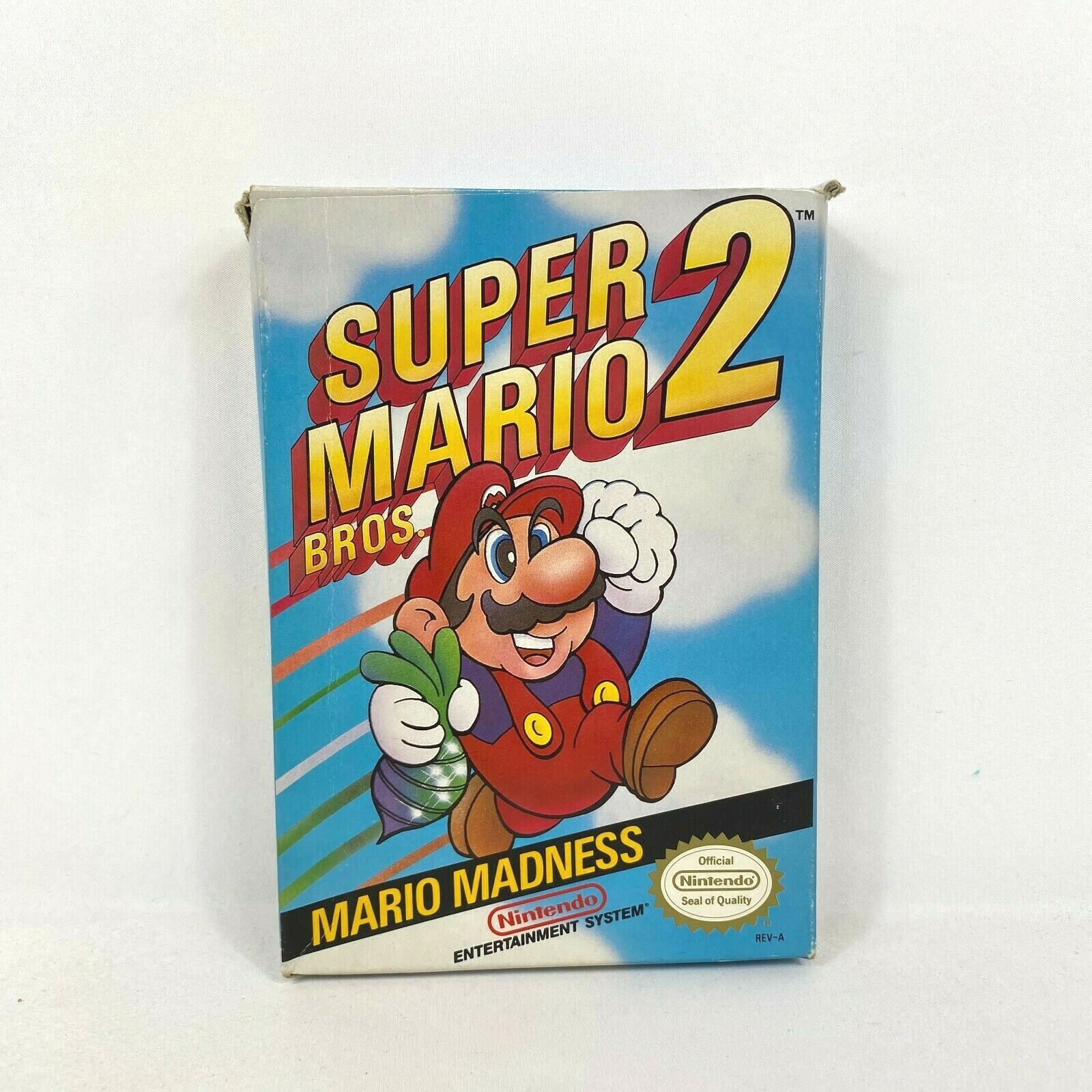 Super Mario Bros 2 1988 Original Nintendo NES Empty Box and Manual Only
