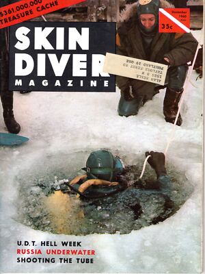 SKIN DIVER December 1960~ USSR Diving ~ Itazuke Sea Rovers, Japan ~ Treasure Map