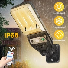 3Pack 3LED Solar Power Lights Motion Sensor Outdoor Garden Street Wall Lamp US