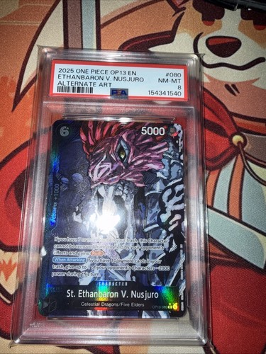 St. Ethanbaron V. Nusjuro (Alternate Art) graded PSA 8 for sale on eBay