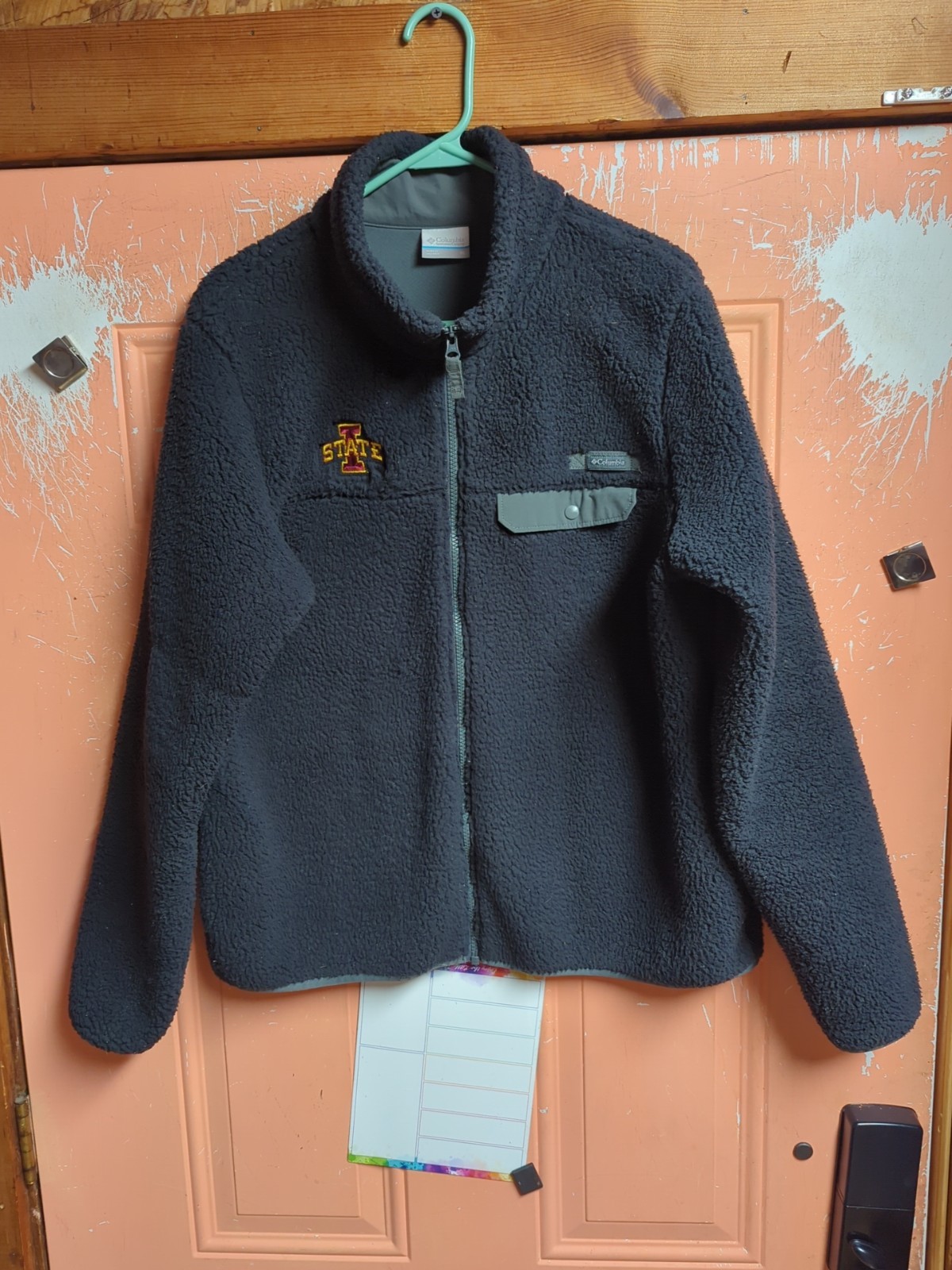 Iowa State Cyclones Women's Columbia Sherpa Full Zip Jacket Size XL
