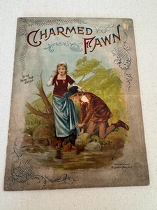 FREE SHIP! 1902 McLoughlin Publishing The Charmed Fawn Little Fairy Tales Book