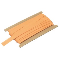 5/8" doppelt gefaltetes Biaisband f&uuml;r Marke (Hellorange, 10 Yards)