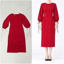 Oscar de la Renta Dress Size 6 Long Sleeve with Ribbon Detail