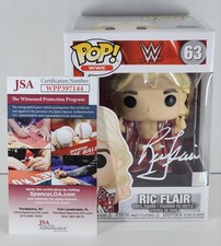 RIC FLAIR Signed Funko Pop! WWE Nature Boy #63 Autographed JSA COA w/ PROTECTOR
