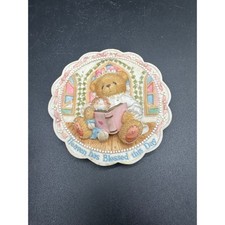 Cherished Teddies Heaven Has Blessed This Day 1997 Wall Decor Figurine Enesco