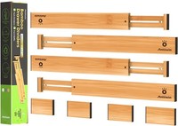 Schubladentrenner KüChe Bambus Organizer Verstellbar Ordnungssystem 43-56 Cm